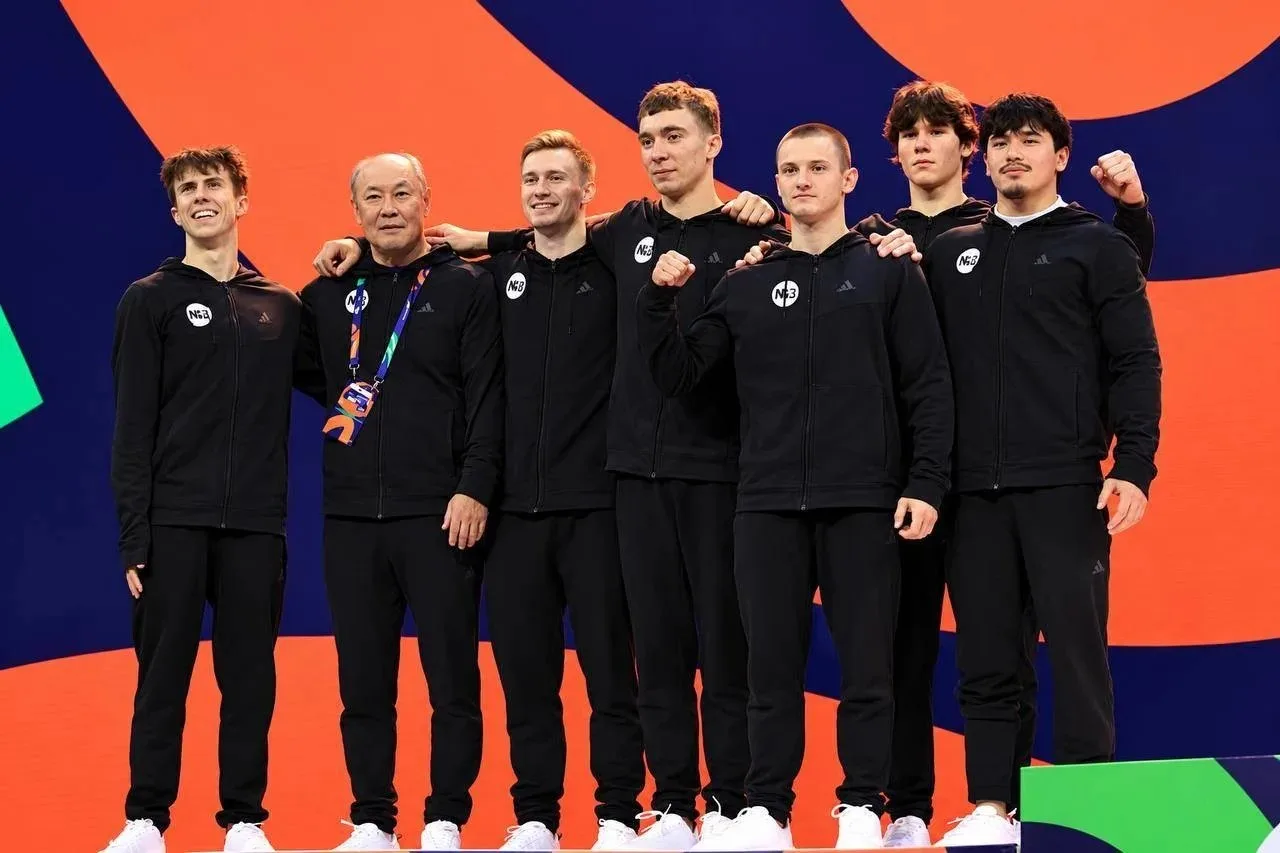 🏆Мужская сборная России по спортивной гимнастике заняла второе место на чемпионате мир...