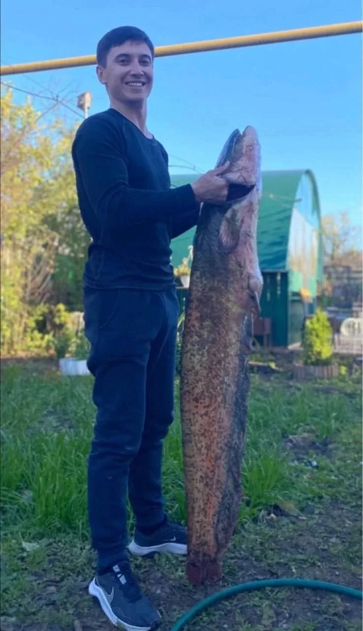 🐟 Житель Башкирии вытащил большущего сома