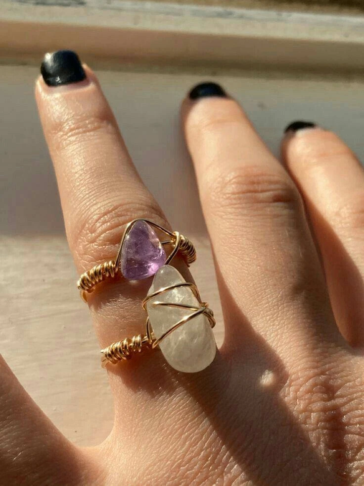 Кольца из проволоки 💍
