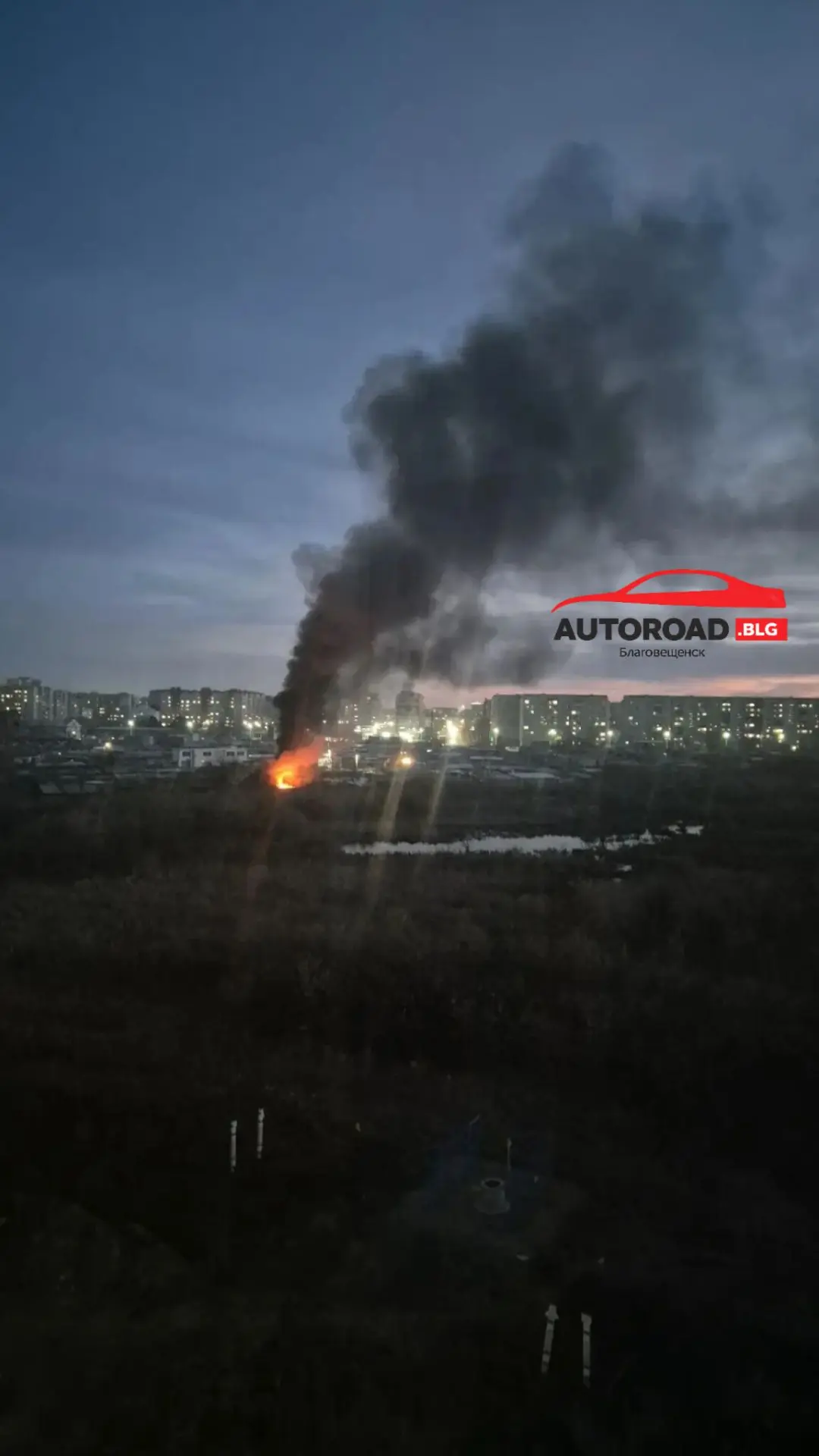 Василенко - Воронкова в гаражном массиве случился пожар