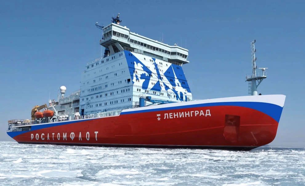 ⚙️ Строящийся ледокол «Ленинград» оснастили частотными преобразователями для электродви...