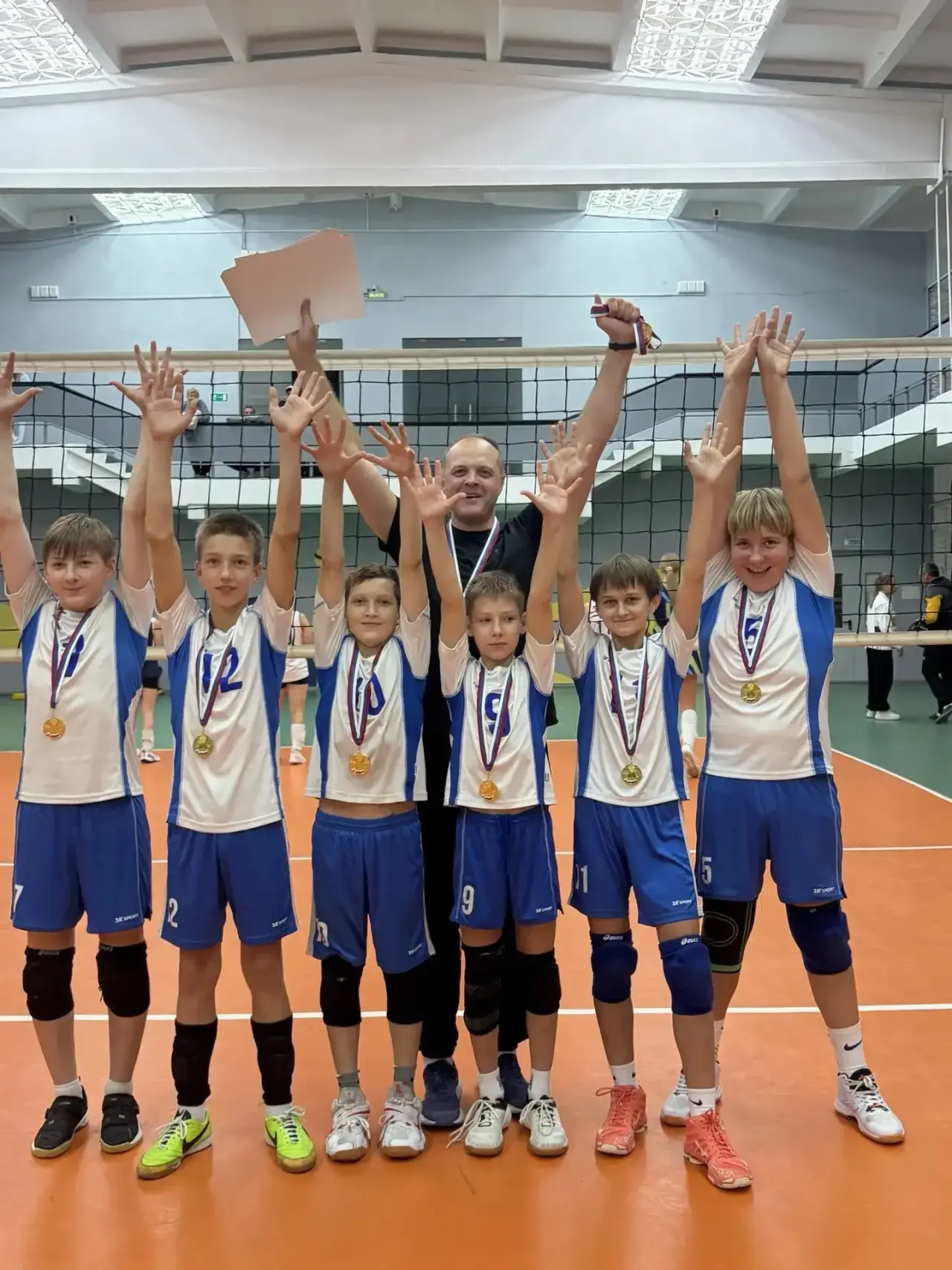 🏐 Россошанцы - чемпионы Первенства Воронежской области по волейболу среди юношей до 14...