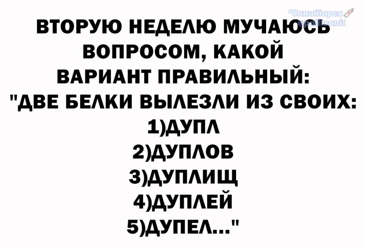Вот поэтому белки вылезают по одной