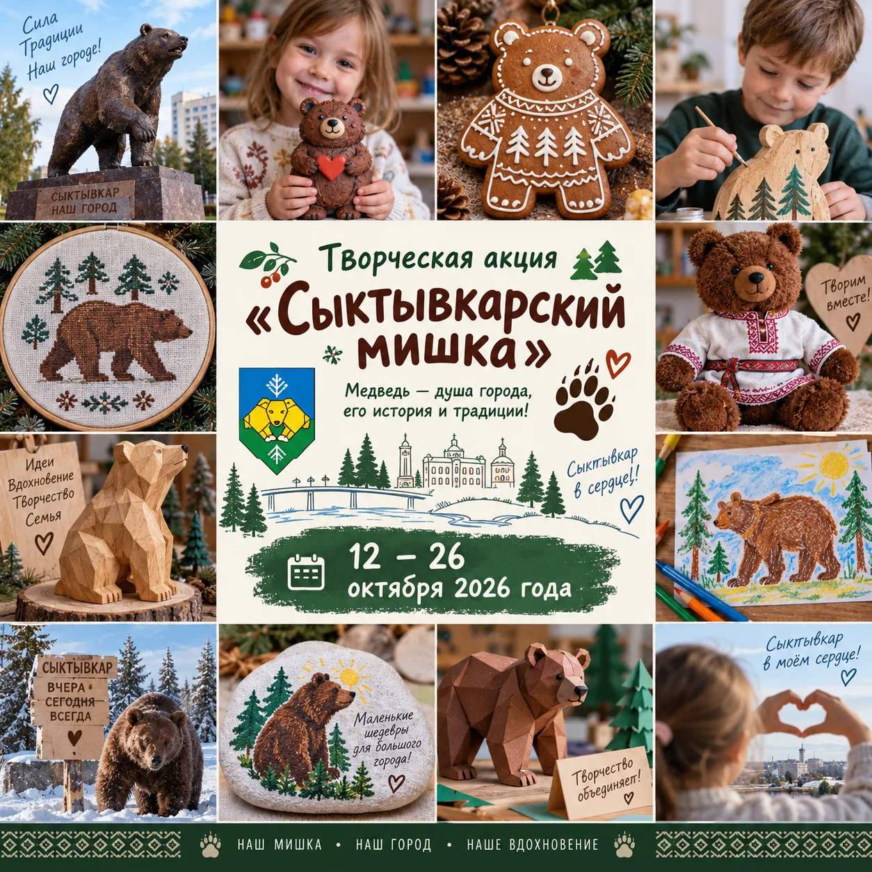 Творческая акция «Сыктывкарский мишка»
