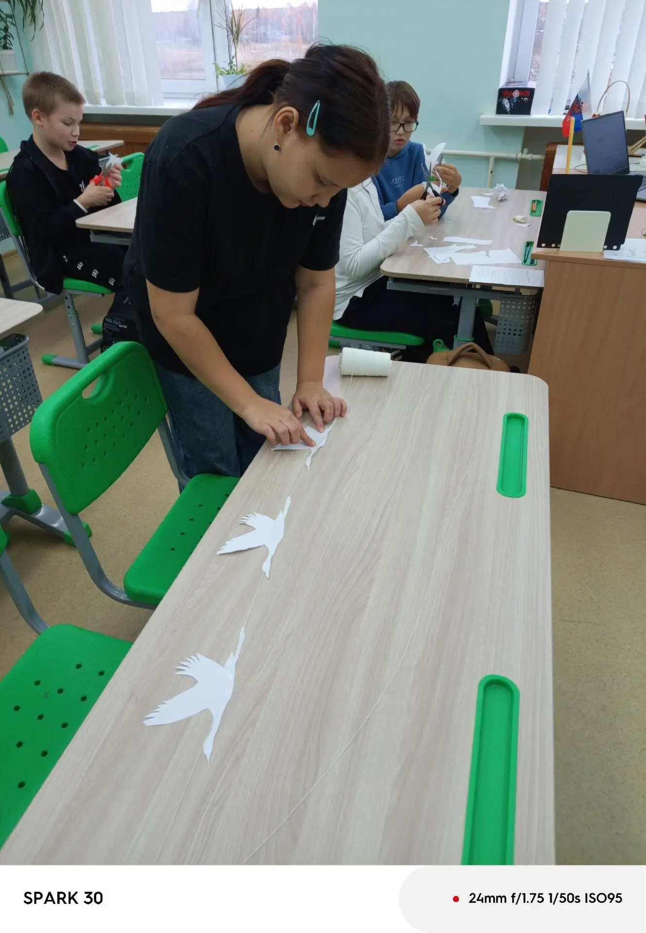 День белых журавлей в Лесновской СОШ!