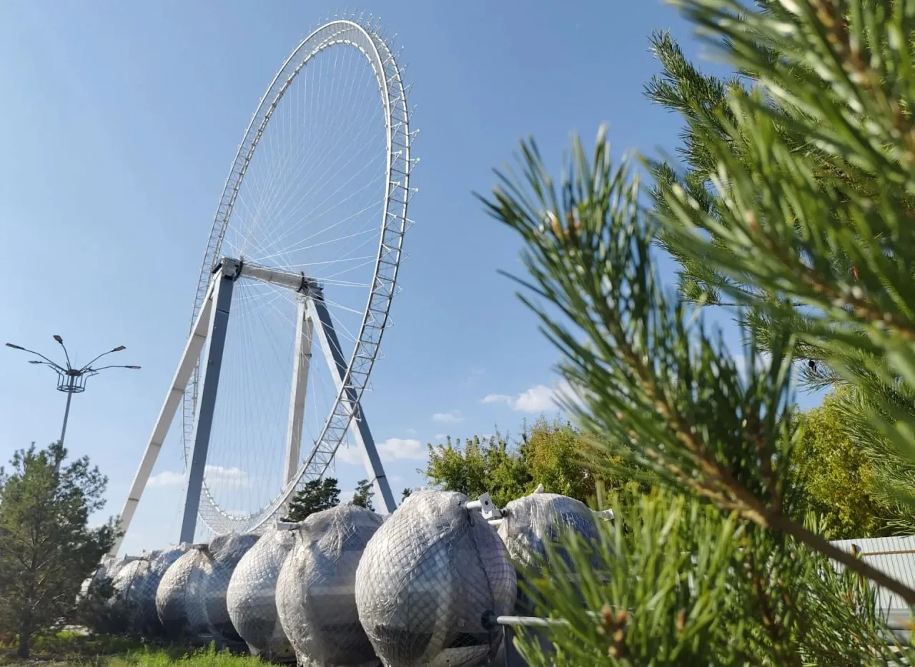 В Волгоград прибыли первые 18 кабинок для «Звезды Сталинграда» 🎡