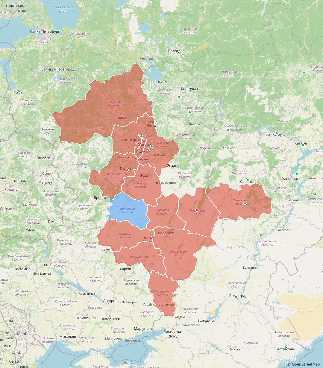 🚨 Карта обстановки 🔄 Обновляется при изменениях.