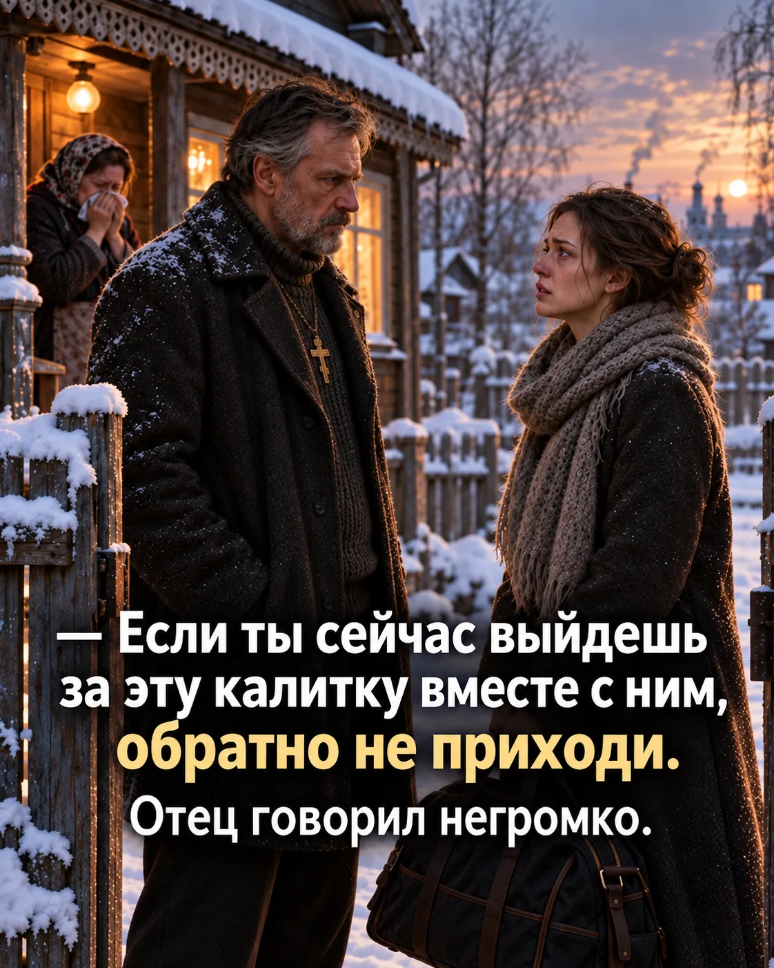 От этого становилось ещё страшнее. Марина стояла посреди двора с дорожной сумкой в руке...