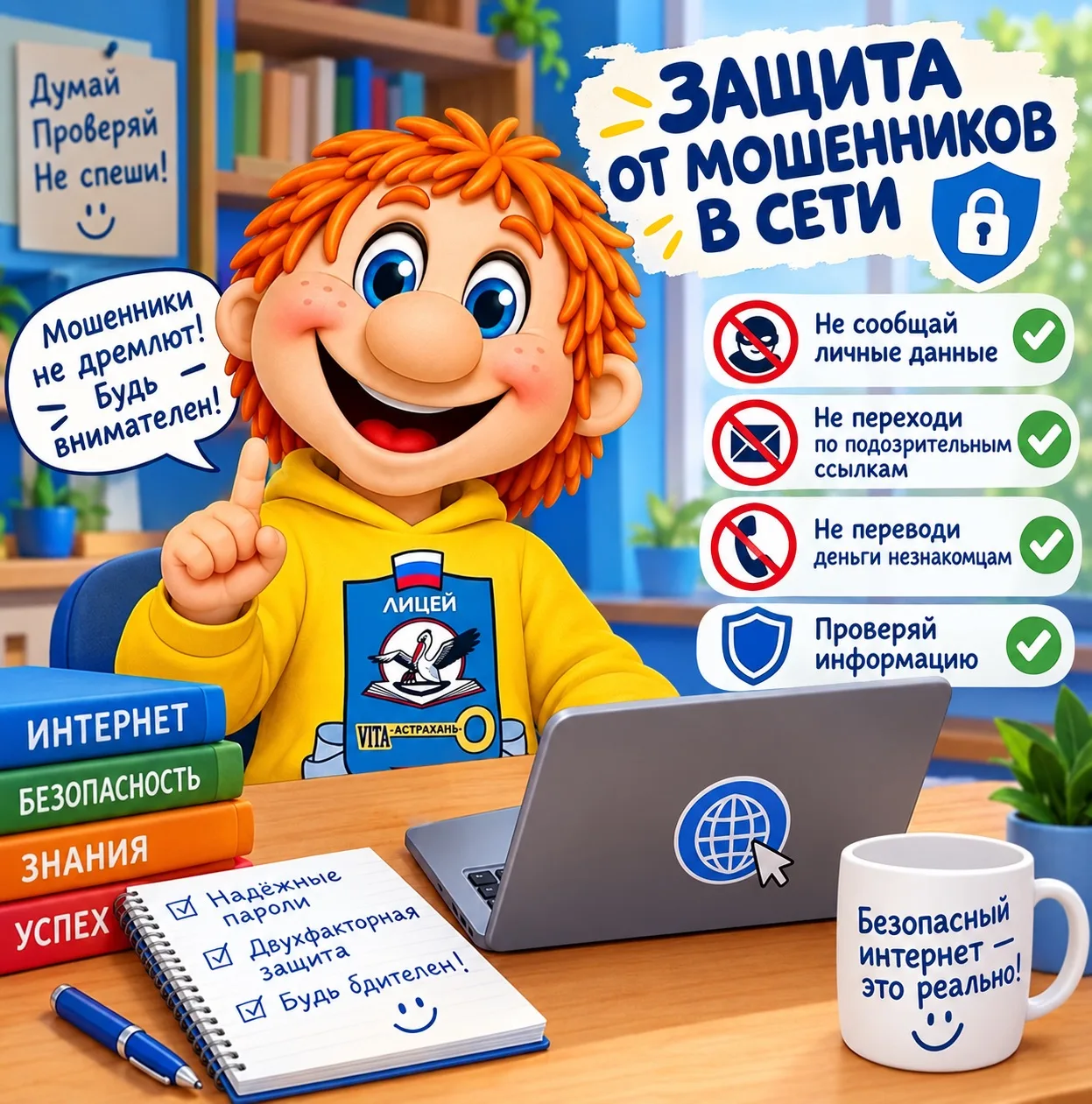 ЗАЩИТА ОТ МОШЕННИКОВ В СЕТИ: ТЕПЕРЬ ПРОЩЕ!