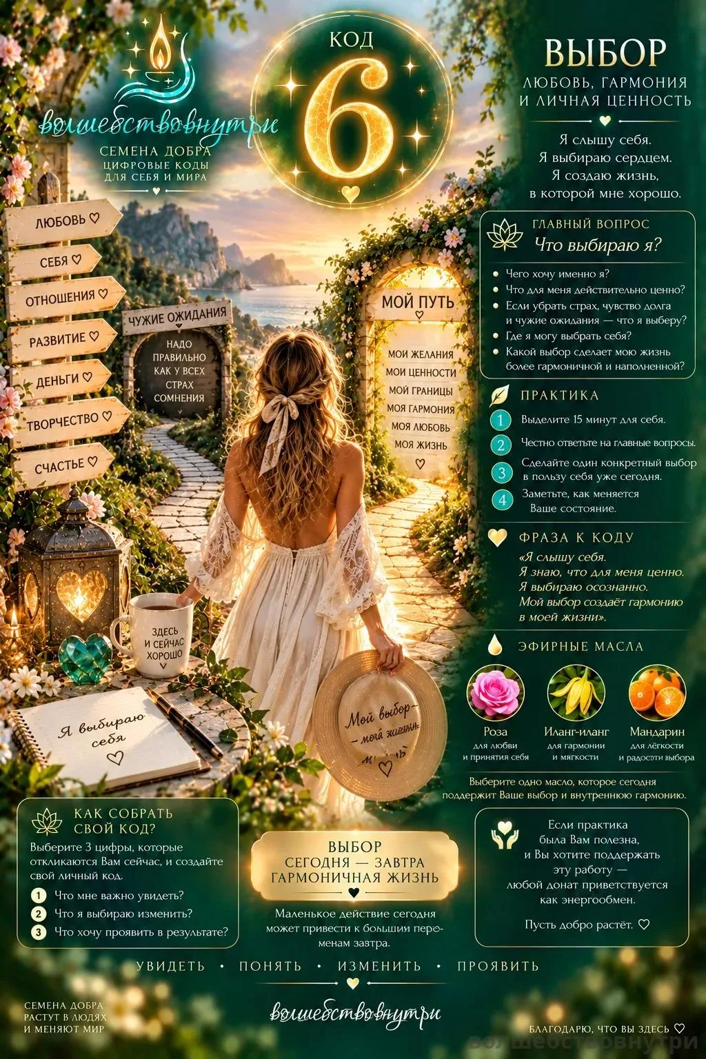🌱 СЕМЕНА ДОБРА. КОД 6