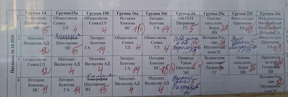 Расписание на завтра. Всем хорошего дня👋