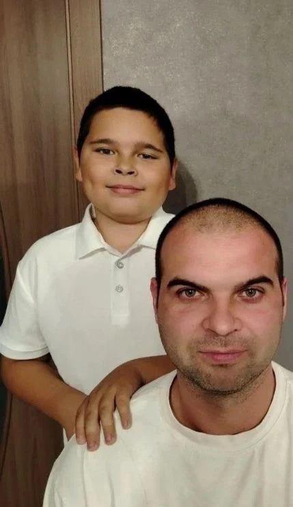 Сафин Сергей, ученик 5 А класса, участвует в акции "Герой моей семьи!"