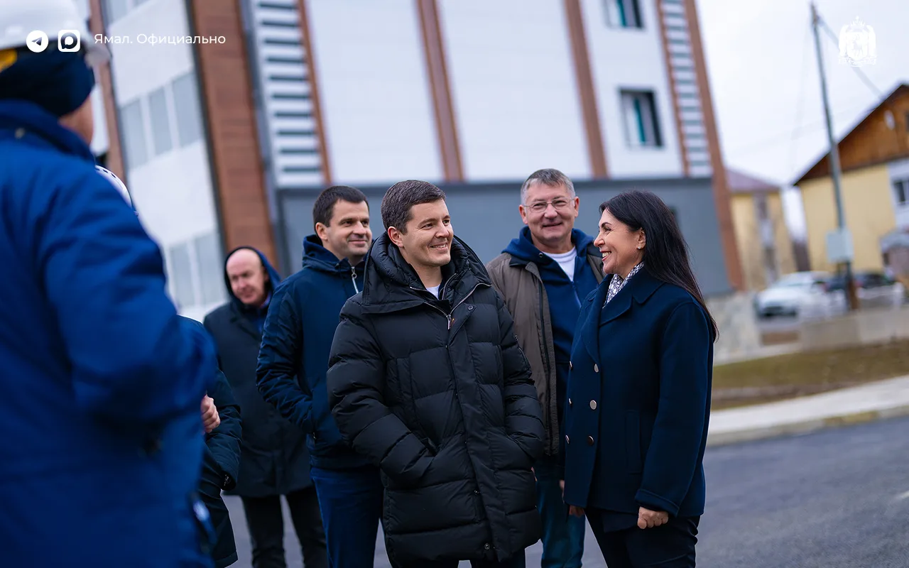 Дмитрий Артюхов проверил темпы развития Лабытнанги и Харпа