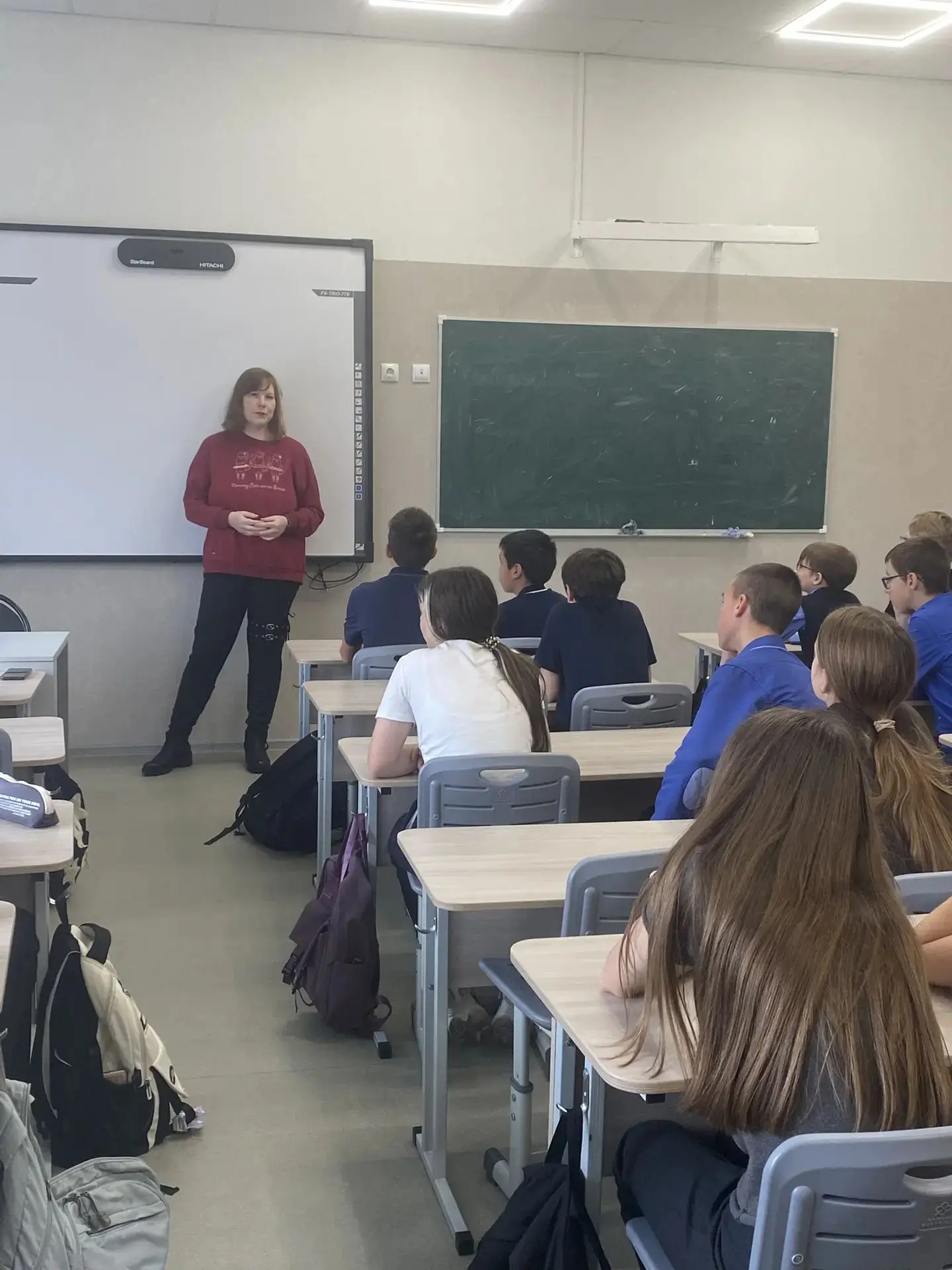 🔷На классном часе в 7 в классе сегодня побывала выпускница нашей школы Удалова ( Шорон...