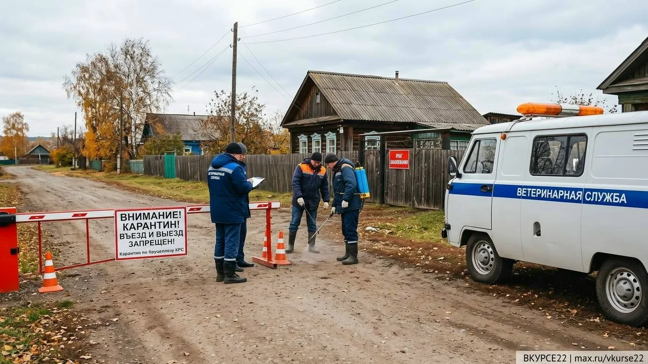 ⚠В селе Сросты Алтайского края объявлен карантин из-за бруцеллёза у коров