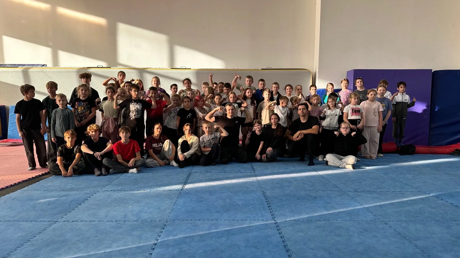 ЗА и 3Б на мастер-классе по воркауту👍💪👏