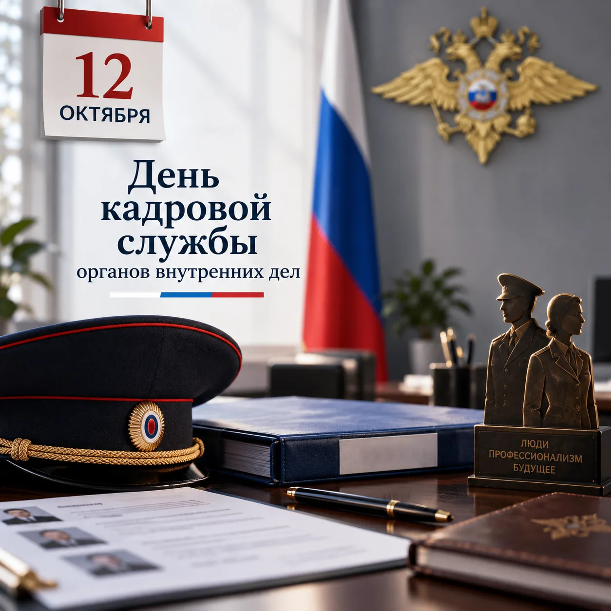 Поздравление министра Владимира Нефедова с Днем кадровой службы органов внутренних дел