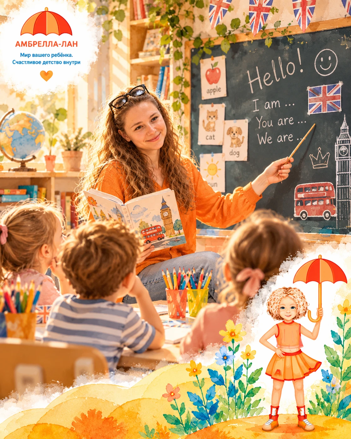 🎒 До школы год или два? Это очень хорошее время.