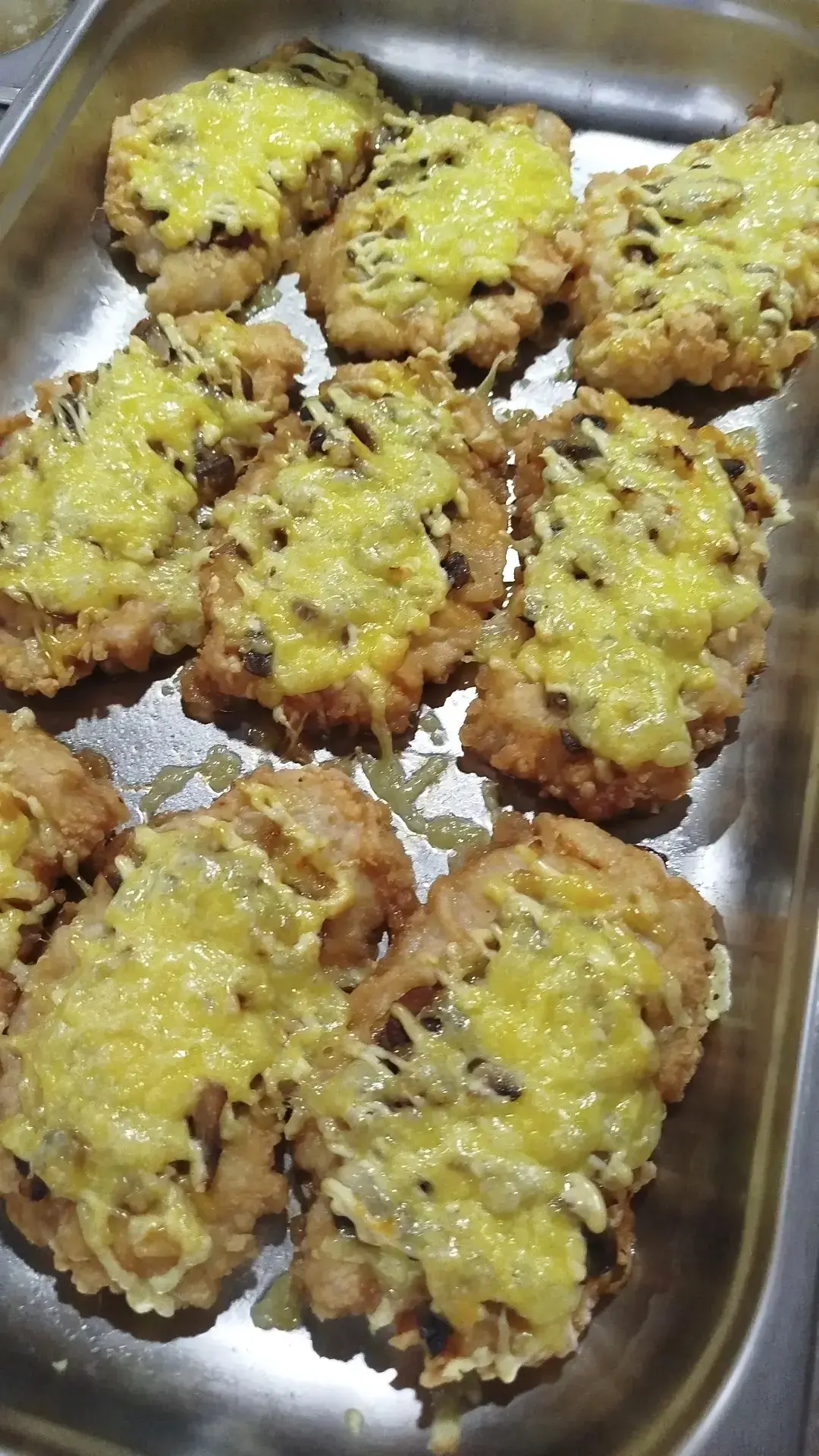 Свиная отбивная с грибами