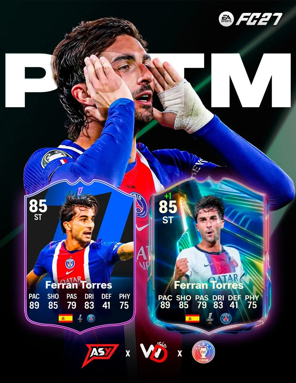 Ферран Торрес - игрок месяца Лиги 1✅️