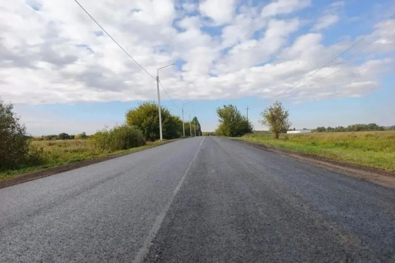✅ В Тамбове отремонтировали дорогу к деревне Лужки