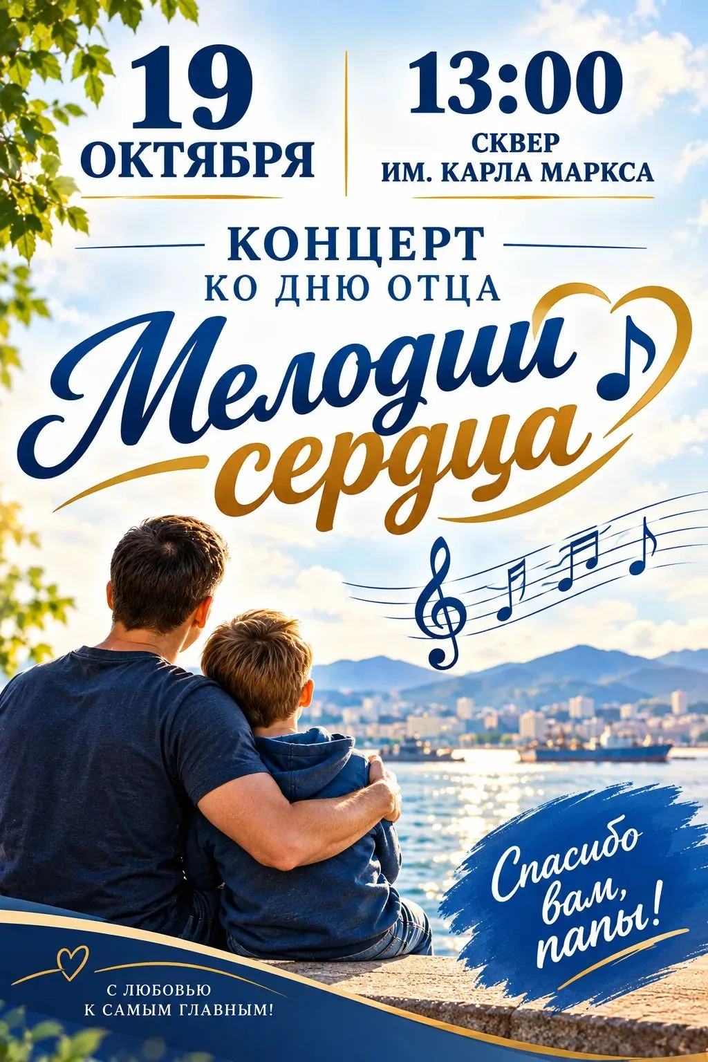 Приглашаем всех на тёплый и душевный концерт, посвящённый самым главным мужчинам в наше...