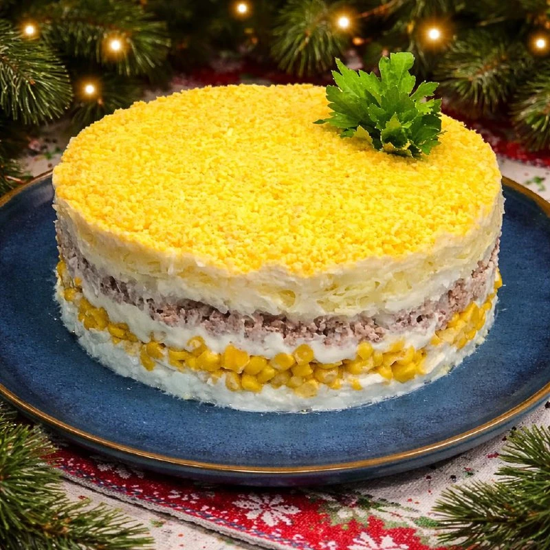 САЛАТ «РЫБКА МОЯ» — ЛЁГКИЙ, НЕЖНЫЙ И ОЧЕНЬ ВКУСНЫЙ