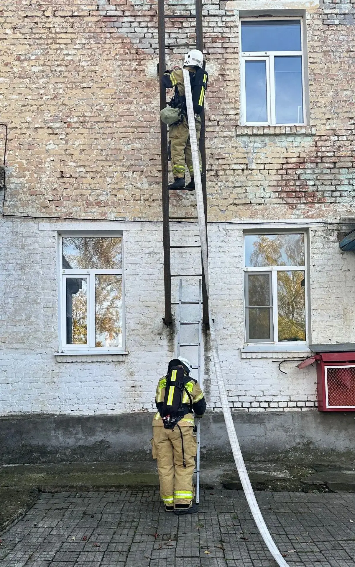 📍В Усть-Лабинском районе прошло пожарно-тактическое занятие на территории детского сад...
