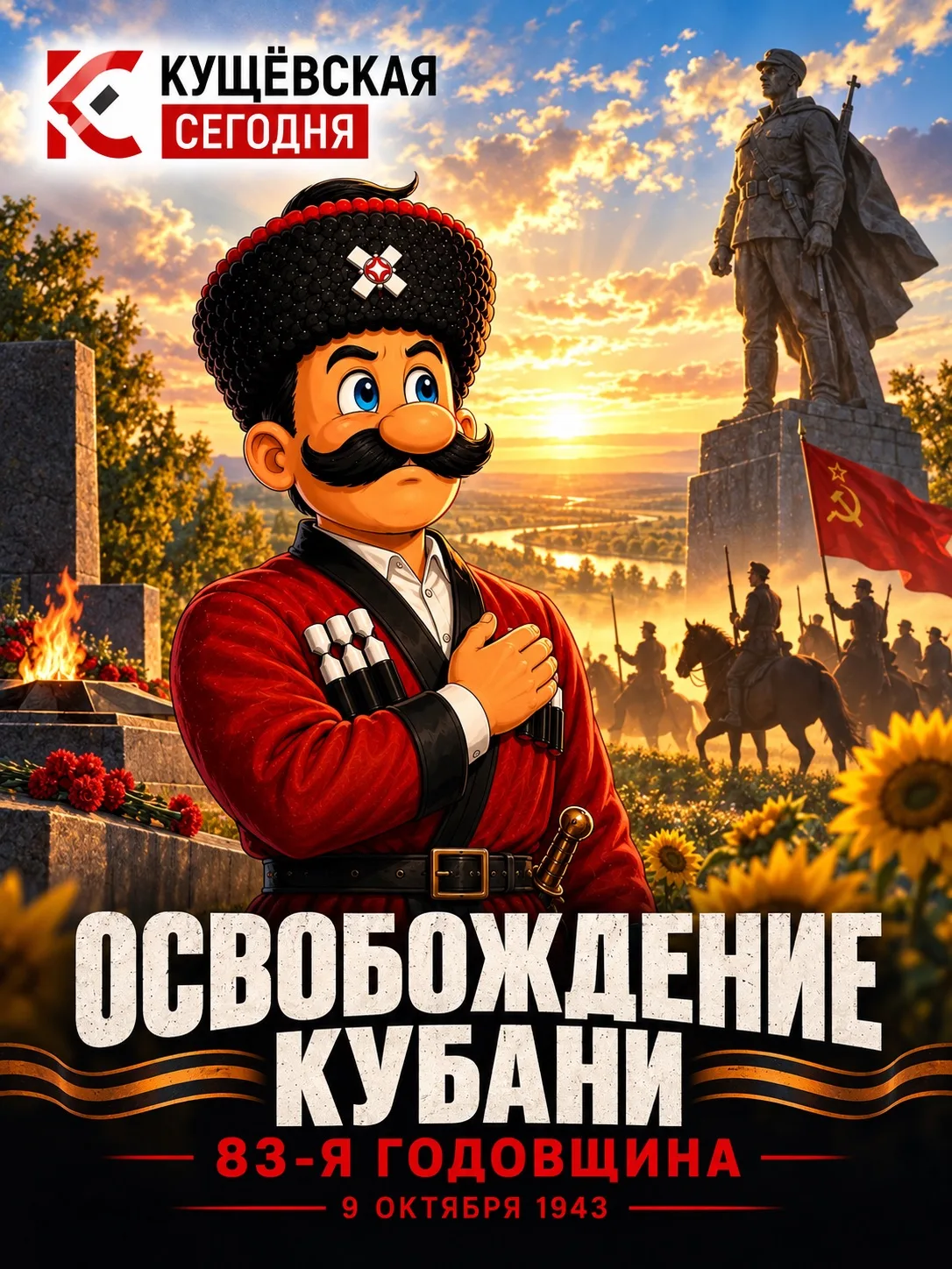 🕯 83 года освобождению Кубани