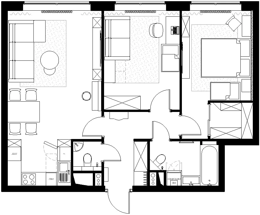 🛋 Квартира 75 м²