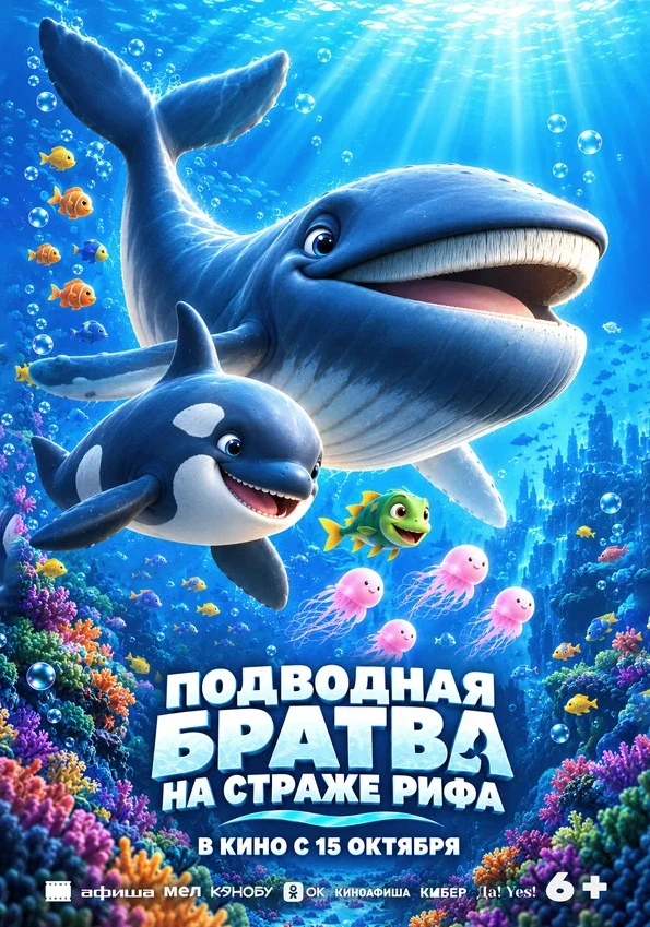 Семейные новинки в кино — в широкий прокат вышел мультфильм «Подводная братва. На страж...
