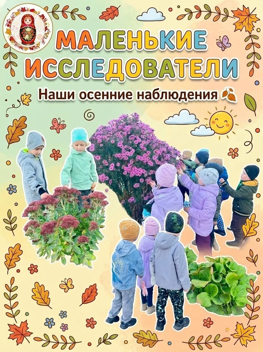 Маленькие исследователи: наши осенние наблюдения 🍂