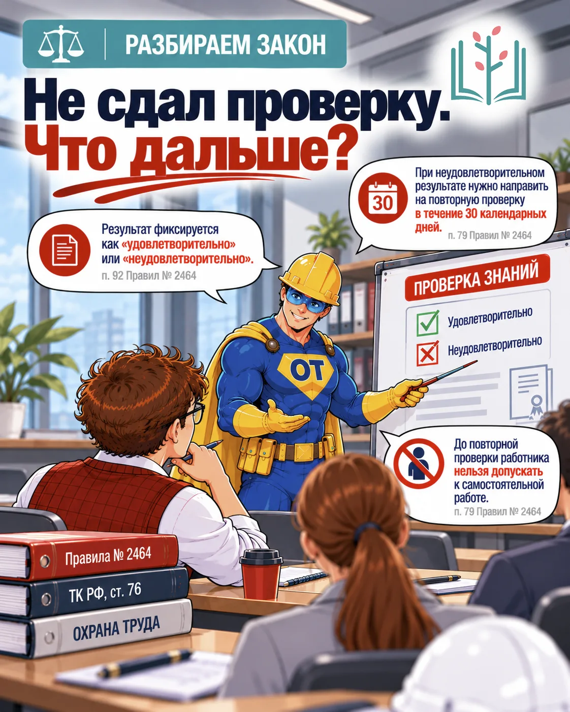 НЕ СДАЛ ПРОВЕРКУ. ЧТО ДАЛЬШЕ?