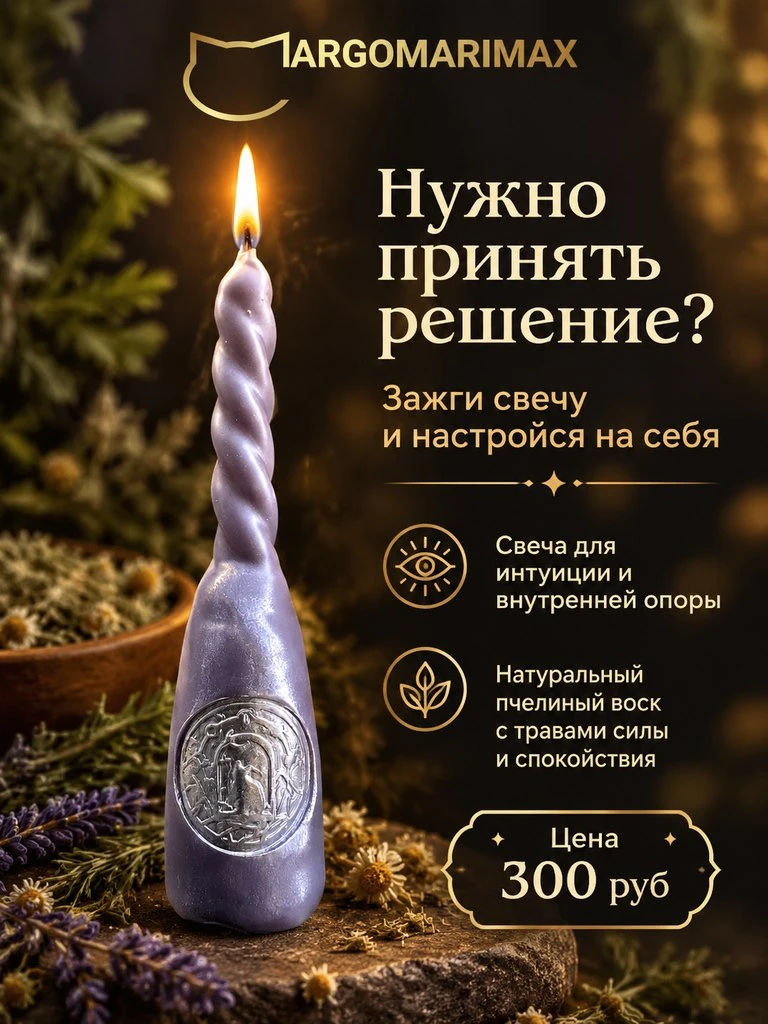 Свеча для интуиции и внутреннего видения
