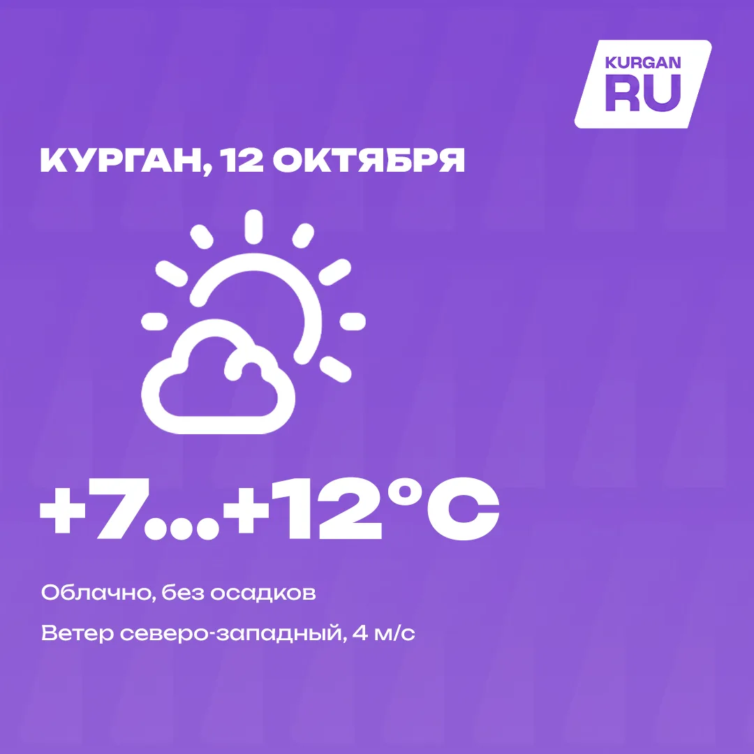 Доброе утро, курганцы! 💜