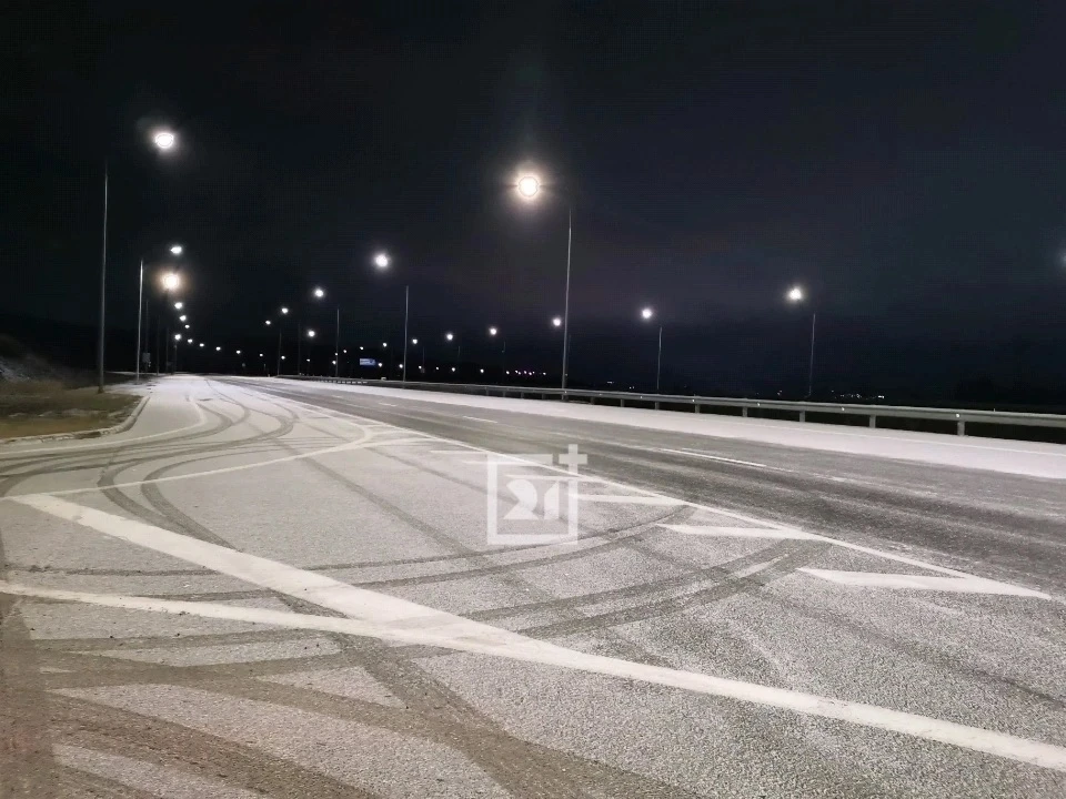 ❄️ В Мурманске выпал первый снег