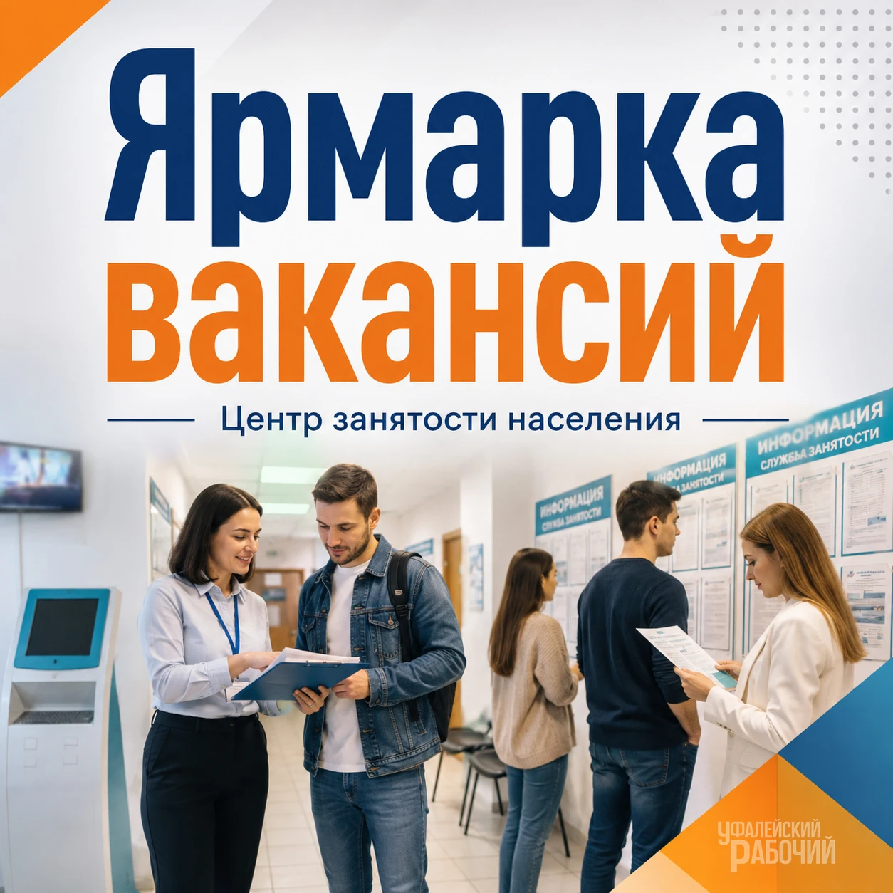ОКУ «Центр занятости населения» города Верхний Уфалей информирует о проведении специали...