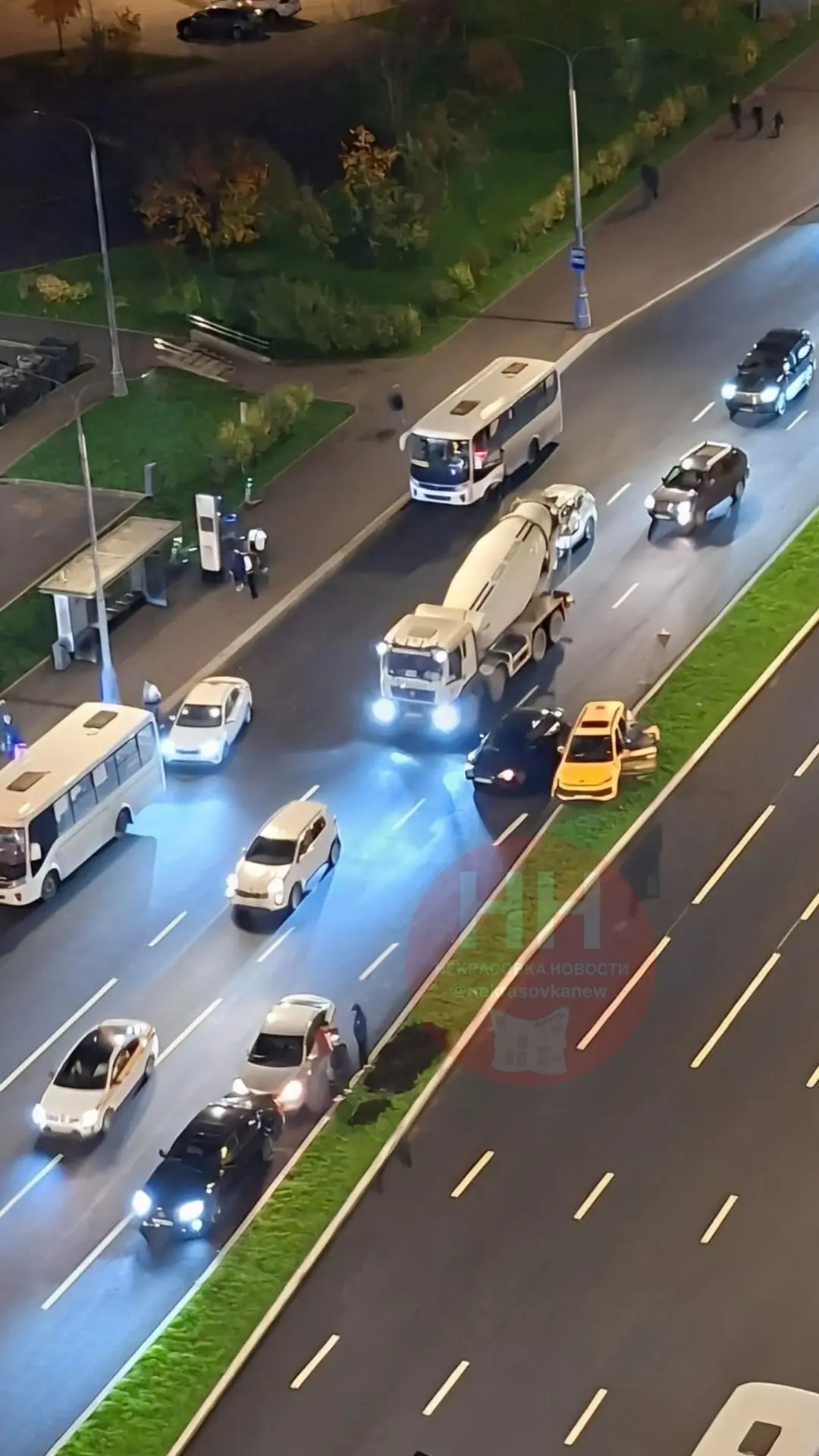 ДТП у метро Некрасовка 11.10 19:50