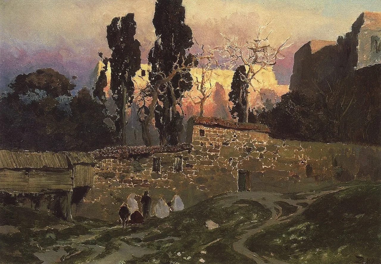 "Константинополь. Эски-Сарайский сад", 1882 г.