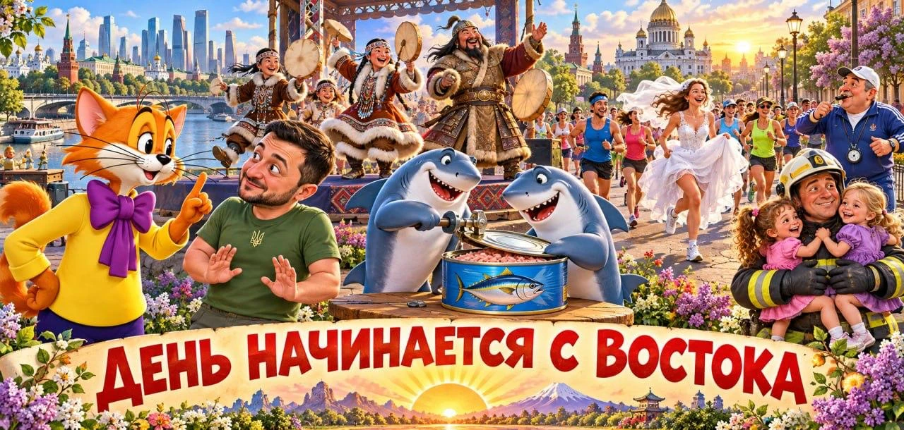 День начинается с Востока и дайджеста ключевых новостей!