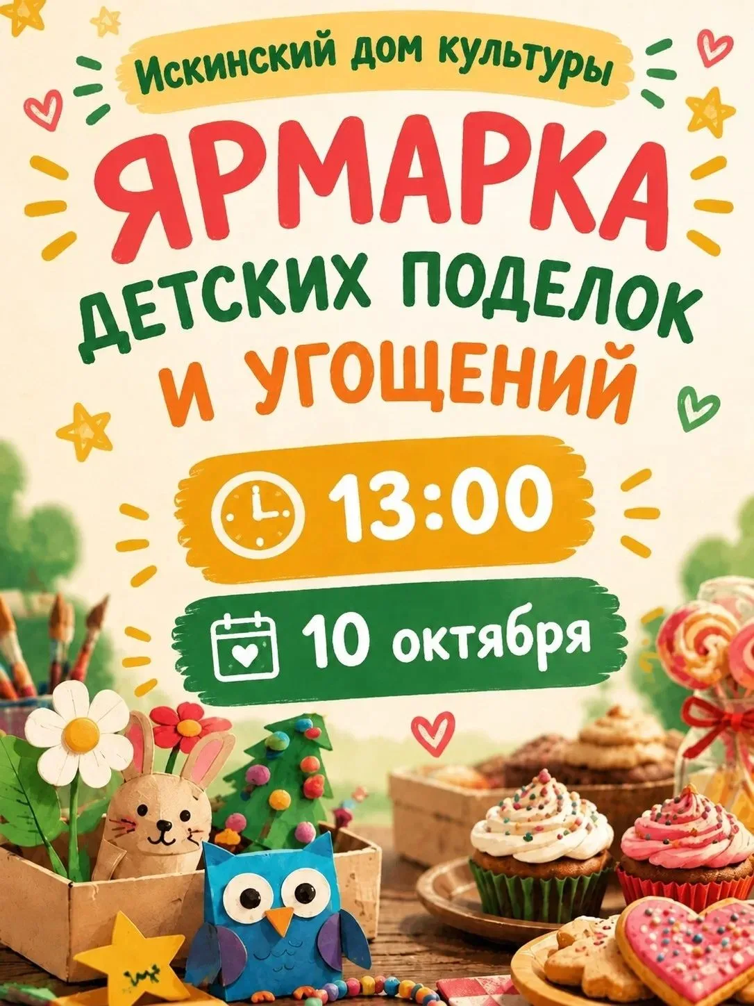 Ярмарка детских поделок и угощений