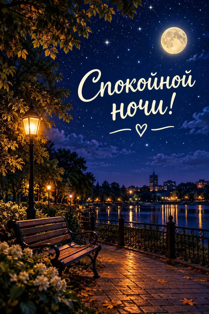 Теплой ночи и самых приятных снов! 🌙