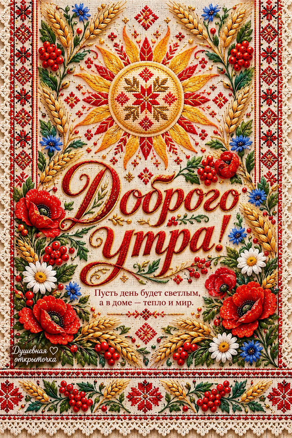 🥰 Оставляйте реакции, если понравилась открытка и делитесь с близкими ❤️