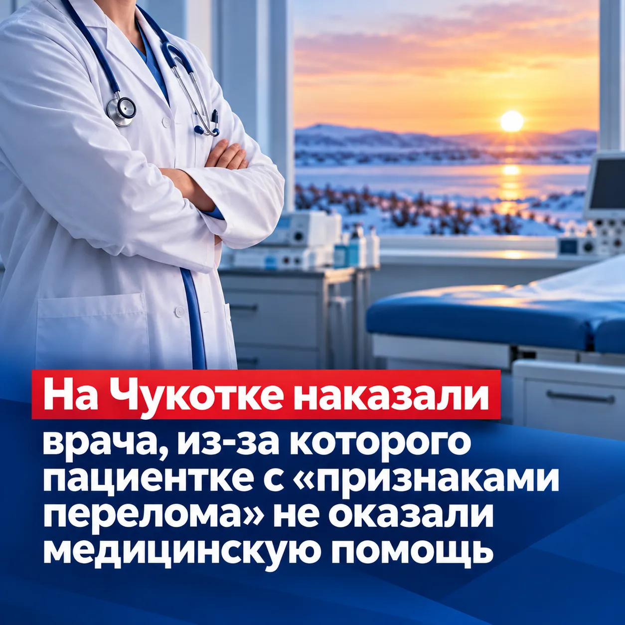 Об этом пишет канал "Происшествия на Чукотке". Жалоба на работу медицинских работников ...