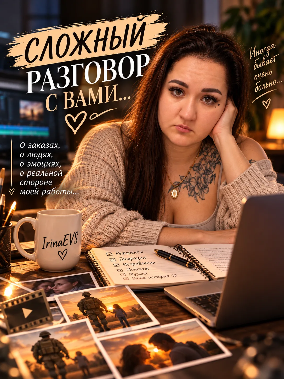 💔 Сегодня хочу поговорить с вами не как автор клипов, а просто как человек…