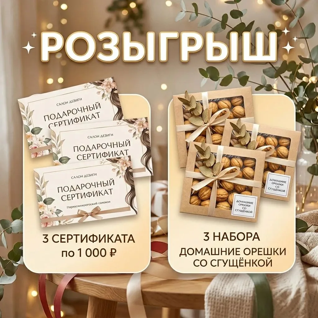 🎉 РОЗЫГРЫШ 6 ПРИЗОВ! 🎉