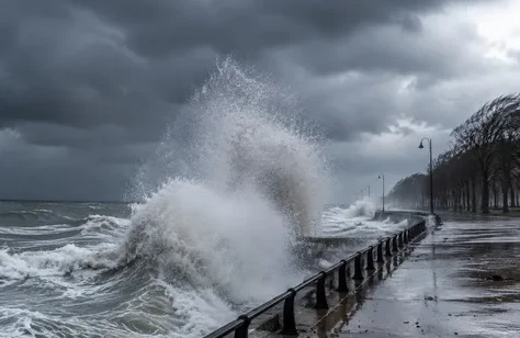 🌪️ Шторм в Калининграде 9 октября: упало более 20 деревьев, уровень воды в Преголе под...