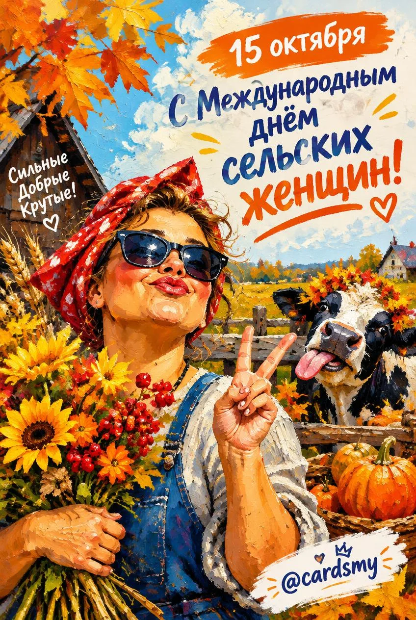 С Днём сельских женщин! 💐