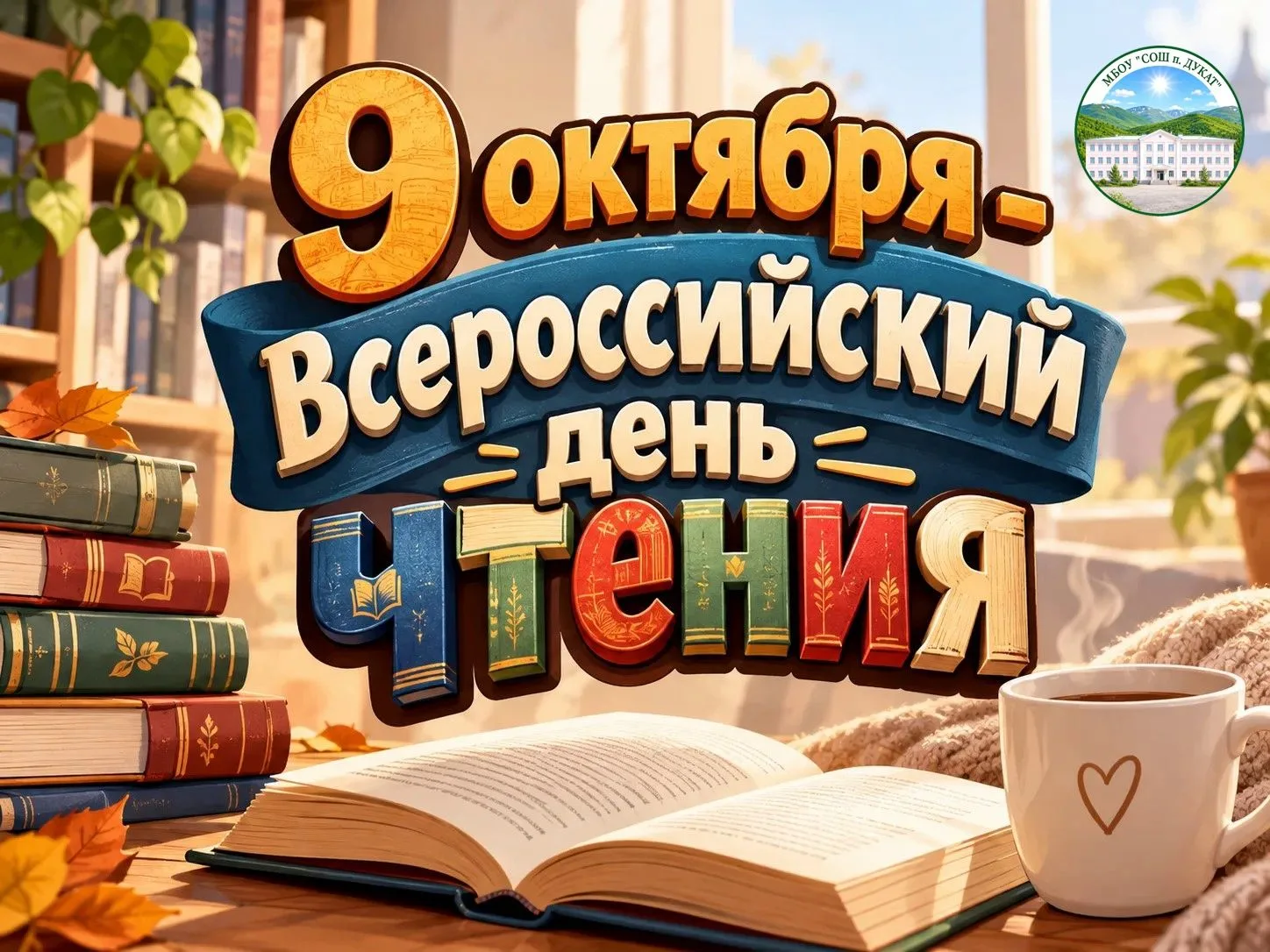 📖✨📚 Читаем вместе: отмечаем Всероссийский день чтения!
