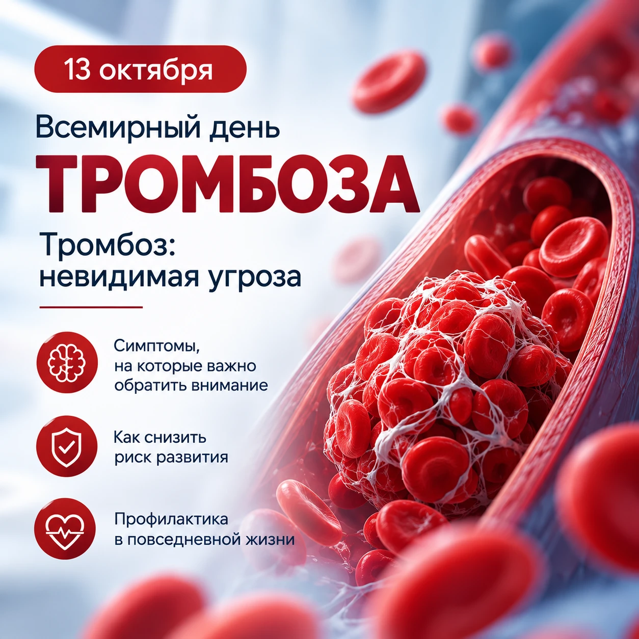 🩸 Тромбоз: невидимая угроза